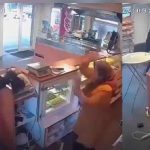 ¡Qué valiente! Mujer enfrenta con un trapo a ladrón en su panadería Mujer enfrenta con un trapo a ladrón en su panadería
