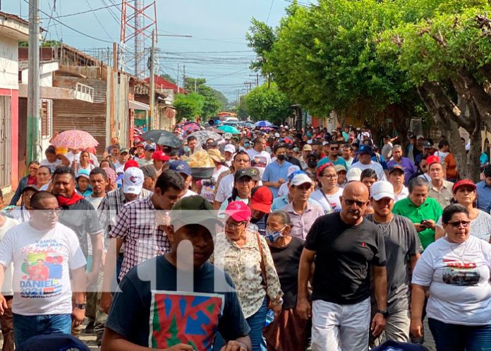 2 Chinandega: Militancia Sandinista rinde homenaje a caídos en Pancasán