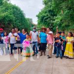 En la Comarca La Hoyada, la Alcaldía de Managua inauguró 3 cuadras de calles En la Comarca La Hoyada la Alcaldía de Managua inauguró 3 cuadras de calles
