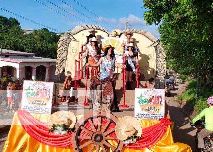 En Juigalpa se realizó una alegre caravana en apertura a las Ferias Prodesa