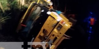 Camión con semoviente se vuelca en la Carretera Río Blanco-Matiguás