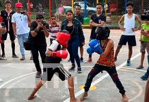 Fomentan el deporte en los niños en la disciplina del Boxeo, en Managua