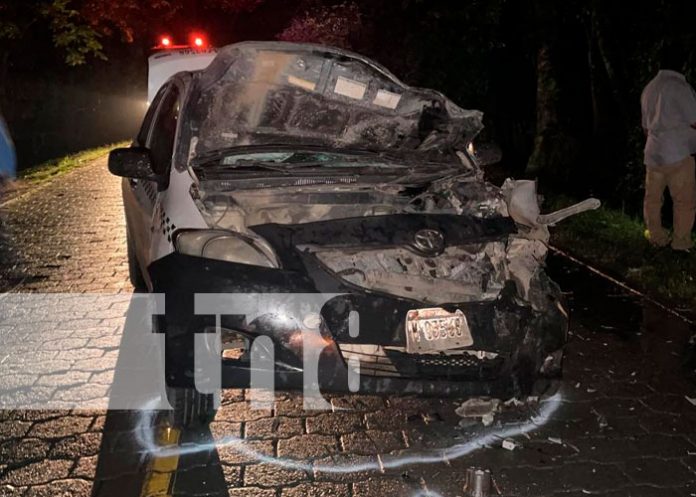 Tres lesionados en accidente de tránsito en Jalapa