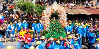 Miles de nicaragüenses participan en fiestas tradicionales de Managua