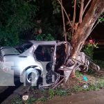 Violento accidente en Managua deja un prensado y dos lesionados Violento accidente en Managua deja un prensado y dos lesionados