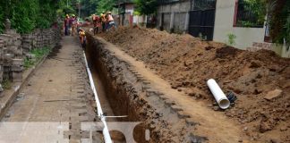 A buen paso avanza el proyecto de alcantarillado de ENACAL en León