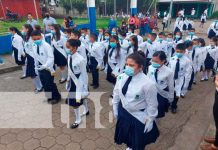 Nicaragua fortalece la cultura de prevención en centros educativos Centros educativos de Jinotega celebran a la patria con desfiles