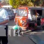 Pasajeros de una caponera terminan en un hospital tras choque en Managua Pasajeros de una caponera terminan en un hospital tras choque en Managua