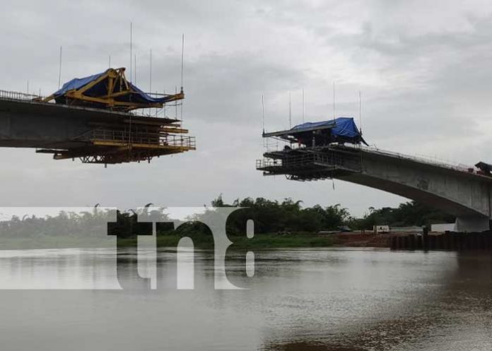 Avanza en un 75% la construcción del puente Wawa Boom en el Caribe Norte