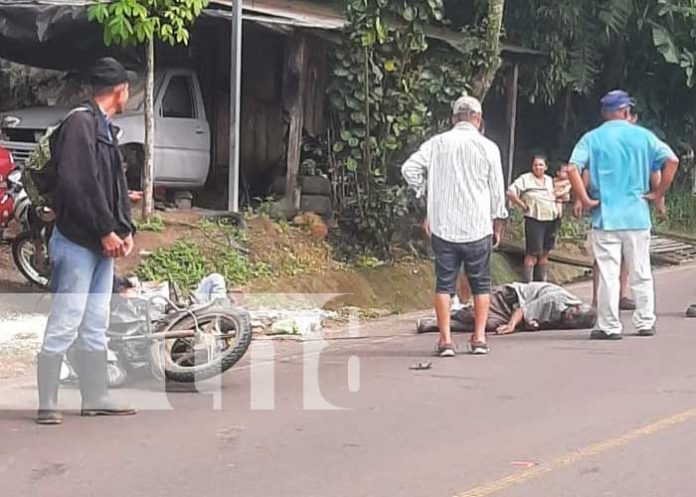 ¡Trágico! Anciano fallece al ser atropellado en Chontales