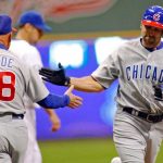 chicago, cubs, mark, derosa, estados, unidos,