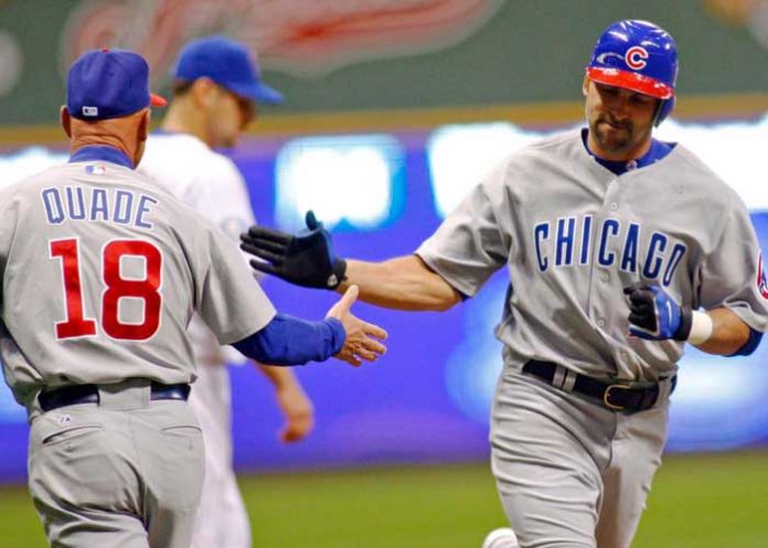 chicago, cubs, mark, derosa, estados, unidos,