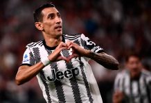 Di María, de baja al menos 10 días por molestias en su pierna izquierda angel, di maria, juventus, argentina, futbol,
