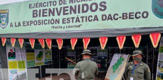 Familias conocen técnica, medios y equipos militares del Ejército de Nicaragua