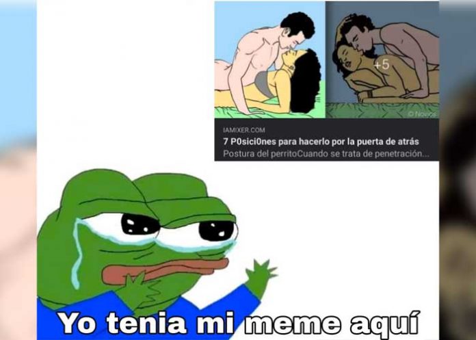¡Yo había dejado mi meme aquí