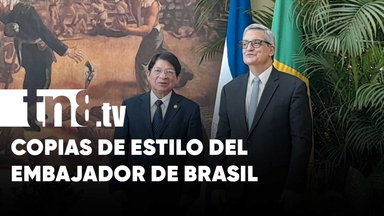 Canciller de Nicaragua recibe Copias de Estilo de embajador de Brasil ...