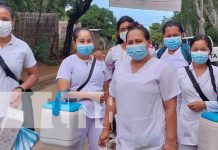 Brigada llega a Ciudadela Tipitapa para aplicar Vacunas contra el COVID-19