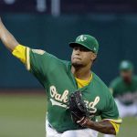 frankie montas, beisbol, athletics, mlb, grandes, ligas