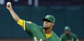 frankie montas, beisbol, athletics, mlb, grandes, ligas