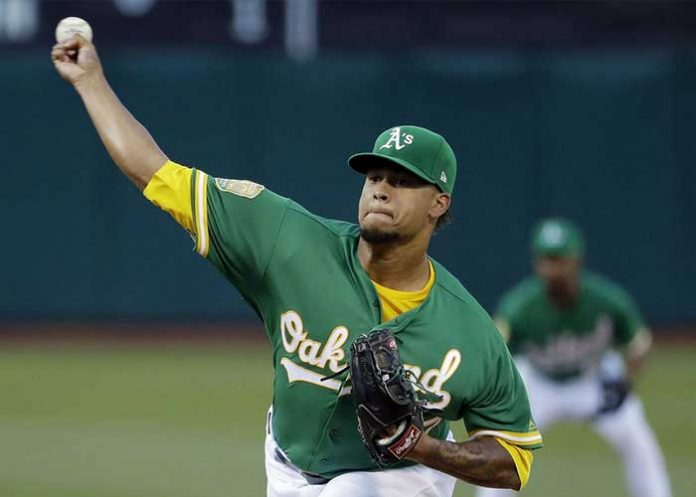 frankie montas, beisbol, athletics, mlb, grandes, ligas