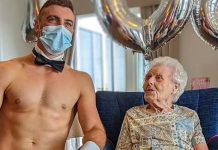 Bisabuela de Reino Unido pide para su cumple número 106 un stripper La centenaria recibió más de 200 tarjetas de Reino Unido
