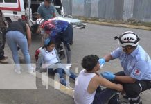 (VIDEO) Fuerte impacto entre motos deja dos lesionados en Estelí Personas lesionados tras choque de motos en un barrio de Estelí