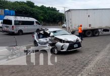 Brutal accidente en carretera Nueva a León deja vehículo reducido a chatarra Brutal accidente en carretera Nueva a León deja vehículo reducido a chatarra