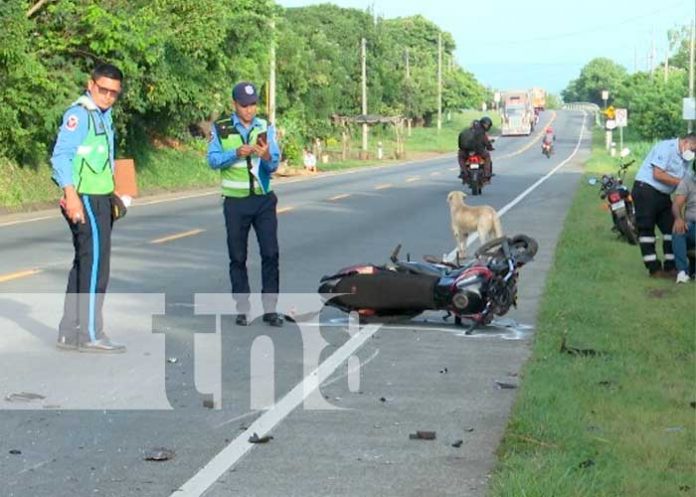 Vigilante fallece en aparatoso accidente de tránsito en Ctra. Vieja a León