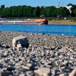 Bajo nivel de agua agrava la navegación interior en Alemania
