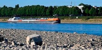 Bajo nivel de agua agrava la navegación interior en Alemania