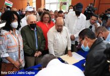 Inscripción de la Alianza FSLN Unidad Nicaragua Triunfa en el CSE