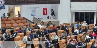 Sesión parlamentaria en la Asamblea Nacional de Nicaragua