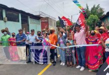 5 cuadras nuevas para pobladores del barrio René Polanco, Managua Mejoras de cuadras en el barrio René Polanco, Managua