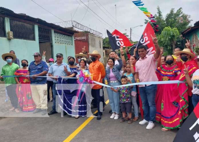 asfalto-calle-2 Mejoras de cuadras en el barrio René Polanco, Managua