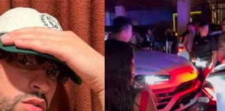 ¡No puede ser! Chocan el lujoso Bugatti de Bad Bunny en Miami