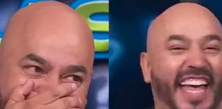 Lupillo hizo unos gestos pícaros ante la cámara