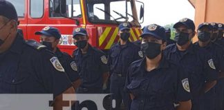 Inauguración de estación de bomberos en San Francisco Libre