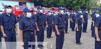 Preparación para nuevos aspirantes a bomberos en Nicaragua