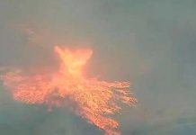 ¡Como sacado del infierno! Se forma enorme «tornado de fuego» en California ¡Como sacado del infierno! Se forma enorme “tornado de fuego" en California