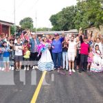 Alcaldía de Managua inaugura 3 cuadras asfaltadas en el barrio Batahola Sur Inauguración de nuevas calles en Batahola Sur, Managua