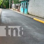 Barrio Domitila Lugo, en Managua, dice adiós a las calles de tierra Inauguración de calles en el barrio Domitila Lugo, Managua
