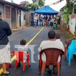 Inauguran cuatro calles asfaltadas en el barrio Perú, Distrito III de Managua Nuevas calles para el barrio Perú, en Managua