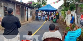 Nuevas calles para el barrio Perú, en Managua