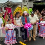 Entregan Calles para el Pueblo en el barrio San José Oriental, Managua Inauguración de calles en el barrio San José Oriental, Managua