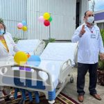 Entrega de camas para hospitales en Nicaragua