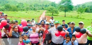 Entrega de caminos productivos en Puerto Cabezas