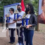 Jornada deportiva en el colegio Fernando Gordillo, Managua, por la CNA Actividades para celebrar el CNA desde un colegio en Managua