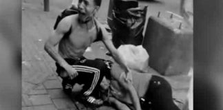Tremendo machetazo en la "maceta" recibe un ladrón en Medellín
