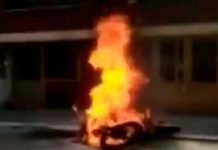Joven quemó su medio de trabajo para evitar multa en Medellín Joven quemó su medio de trabajo para evitar multa en Medellín (Video)