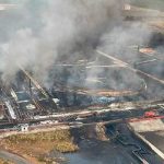 Bomberos de Cuba informan que ya está controlado el incendio en Matanzas